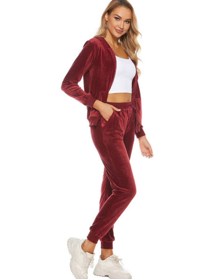 SHOPIQAT Women's Casual Sweatshirt Two-Piece Suit Set - Premium from shopiqat - Just $15.750! Shop now at shopiqat